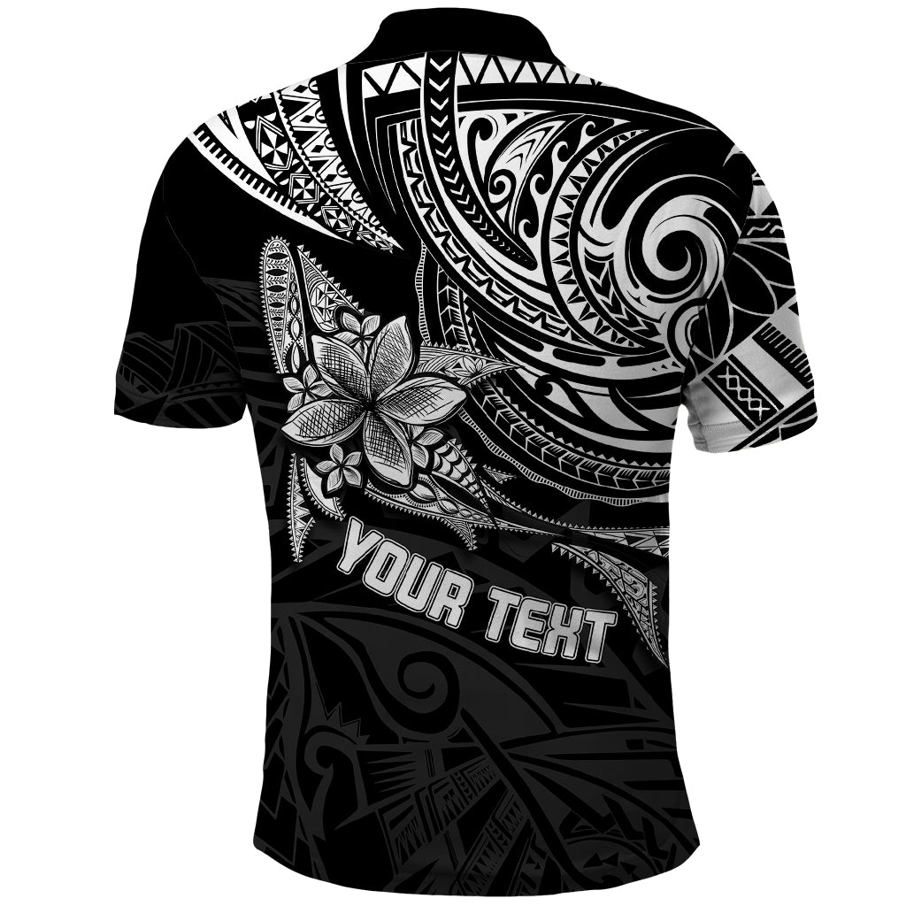 Custom Fathers Day Polynesian Polo Shirt Best Dad Ever Black - Wonder Print Shop