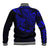 Personalised Father's Day Polynesian Baseball Jacket Best Dad Ever - Blue LT7 - Wonder Print Shop