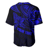 Personalised Father's Day Polynesian Baseball Jersey Best Dad Ever - Blue LT7 - Wonder Print Shop