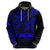 Personalised Father's Day Polynesian Hoodie Best Dad Ever - Blue - Wonder Print Shop
