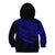 Personalised Father's Day Polynesian Kid Hoodie Best Dad Ever - Blue - Wonder Print Shop