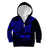 Personalised Father's Day Polynesian Kid Hoodie Best Dad Ever - Blue - Wonder Print Shop