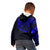 Personalised Father's Day Polynesian Kid Hoodie Best Dad Ever - Blue - Wonder Print Shop