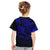 Personalised Father's Day Polynesian Kid T Shirt Best Dad Ever - Blue - Wonder Print Shop