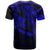 Personalised Father's Day Polynesian T Shirt Best Dad Ever - Blue - Wonder Print Shop