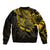 Personalised Father's Day Polynesian Bomber Jacket Best Dad Ever - Gold LT7 - Wonder Print Shop