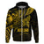Personalised Father's Day Polynesian Hoodie Best Dad Ever - Gold - Wonder Print Shop