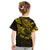 Personalised Father's Day Polynesian Kid T Shirt Best Dad Ever - Gold - Wonder Print Shop