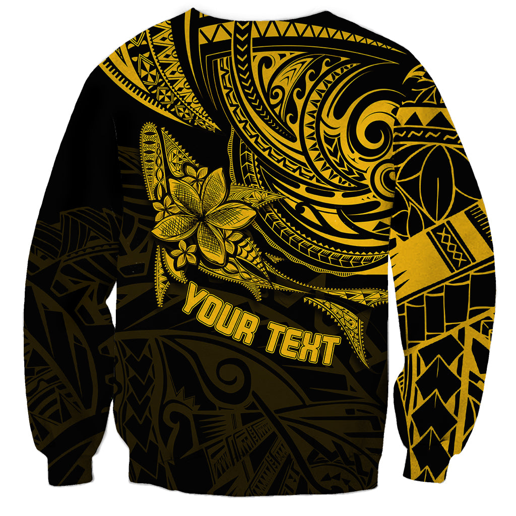 Personalised Father's Day Polynesian Sweatshirt Best Dad Ever - Gold - Wonder Print Shop