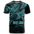 Personalised Father's Day Polynesian T Shirt Best Dad Ever - Turquoise - Wonder Print Shop