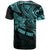 Personalised Father's Day Polynesian T Shirt Best Dad Ever - Turquoise - Wonder Print Shop