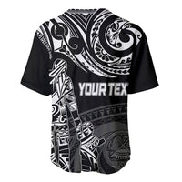 Personalised Father's Day American Samoa Baseball Jersey Polynesian Dad & Kid LT7 - Wonder Print Shop