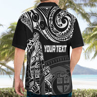 Personalised Father's Day Fiji Hawaiian Shirt Polynesian Dad & Kid - Wonder Print Shop