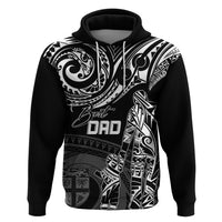 Personalised Father's Day Fiji Hoodie Polynesian Dad & Kid - Wonder Print Shop