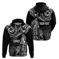 Personalised Father's Day Kanaka Hawaii Hoodie Polynesian Dad & Kid - Wonder Print Shop