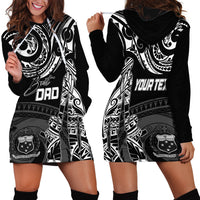Personalised Father's Day Samoa Hoodie Dress Polynesian Dad & Kid - Wonder Print Shop