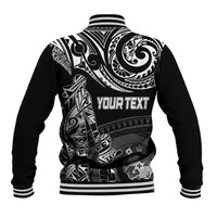 Personalised Father's Day Tonga Baseball Jacket Polynesian Dad & Kid LT7 - Wonder Print Shop