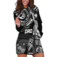 Personalised Father's Day Tonga Hoodie Dress Polynesian Dad & Kid - Wonder Print Shop