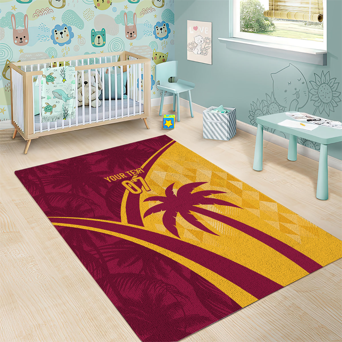 West Indies Cricket World Cup 2024 Area Rug Tropical Style LT7 - Wonder Print Shop