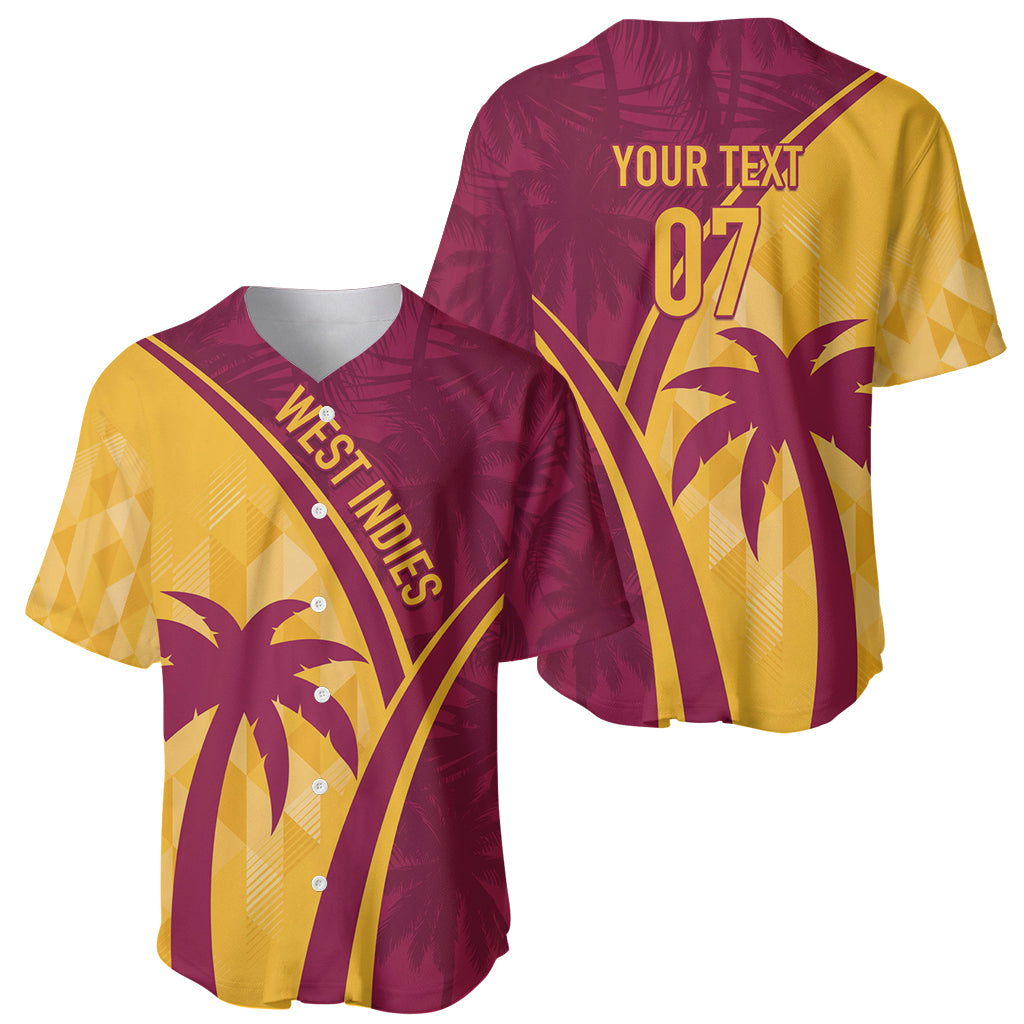 West Indies Cricket World Cup 2024 Baseball Jersey Tropical Style LT7 - Wonder Print Shop