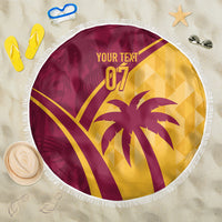 West Indies Cricket World Cup 2024 Beach Blanket Tropical Style LT7 - Wonder Print Shop