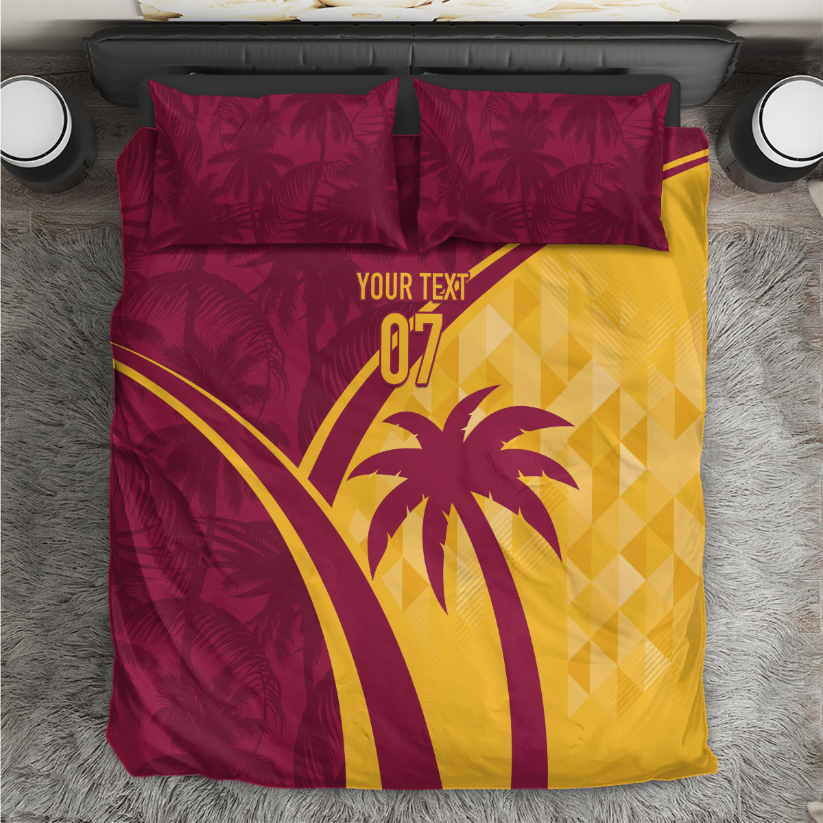 West Indies Cricket World Cup 2024 Bedding Set Tropical Style LT7 - Wonder Print Shop