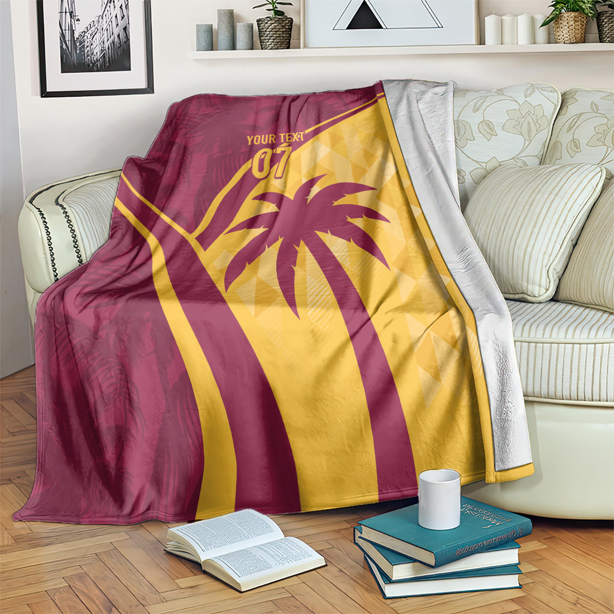 West Indies Cricket World Cup 2024 Blanket Tropical Style