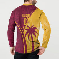 West Indies Cricket World Cup 2024 Button Sweatshirt Tropical Style LT7 - Wonder Print Shop