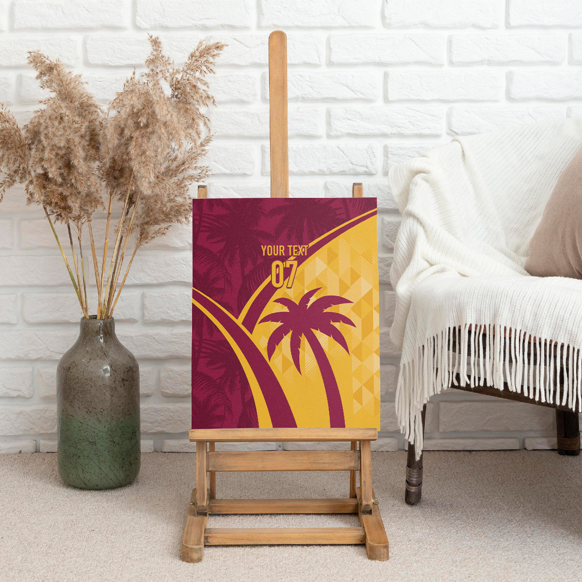 West Indies Cricket World Cup 2024 Canvas Wall Art Tropical Style LT7 - Wonder Print Shop