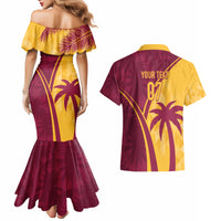 West Indies Cricket World Cup 2024 Couples Matching Mermaid Dress and Hawaiian Shirt Tropical Style LT7 - Wonder Print Shop