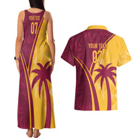 West Indies Cricket World Cup 2024 Couples Matching Tank Maxi Dress and Hawaiian Shirt Tropical Style LT7 - Wonder Print Shop