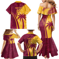 West Indies Cricket World Cup 2024 Family Matching Mermaid Dress and Hawaiian Shirt Tropical Style LT7 - Wonder Print Shop