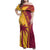 West Indies Cricket World Cup 2024 Family Matching Off Shoulder Maxi Dress and Hawaiian Shirt Tropical Style LT7 - Wonder Print Shop