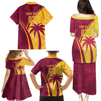 West Indies Cricket World Cup 2024 Family Matching Puletasi and Hawaiian Shirt Tropical Style - Wonder Print Shop