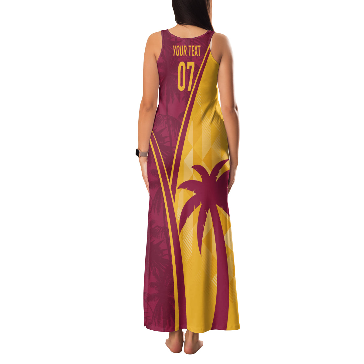 West Indies Cricket World Cup 2024 Family Matching Tank Maxi Dress and Hawaiian Shirt Tropical Style - Wonder Print Shop
