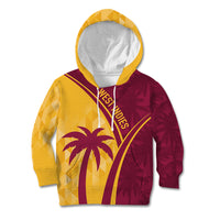 West Indies Cricket World Cup 2024 Kid Hoodie Tropical Style - Wonder Print Shop