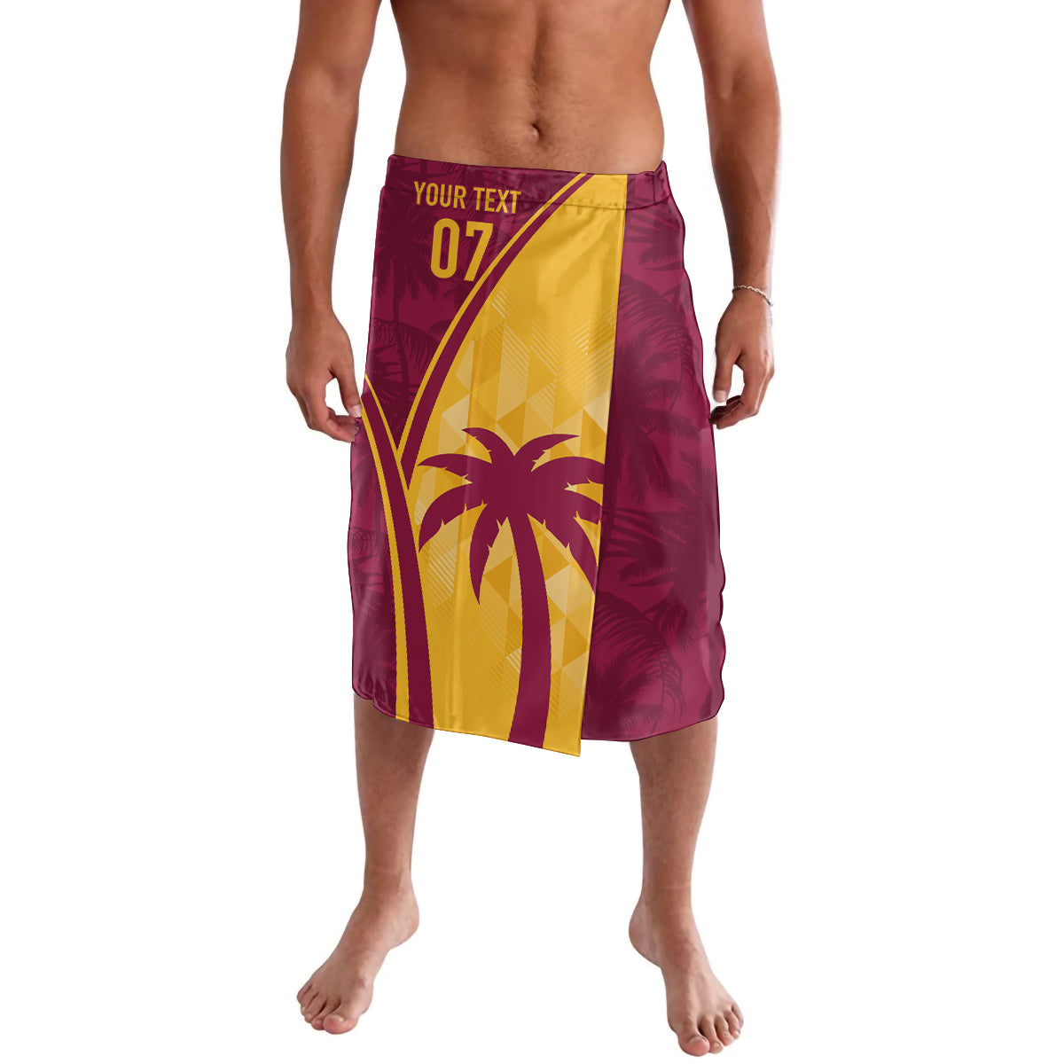 West Indies Cricket World Cup 2024 Lavalava Tropical Style - Wonder Print Shop