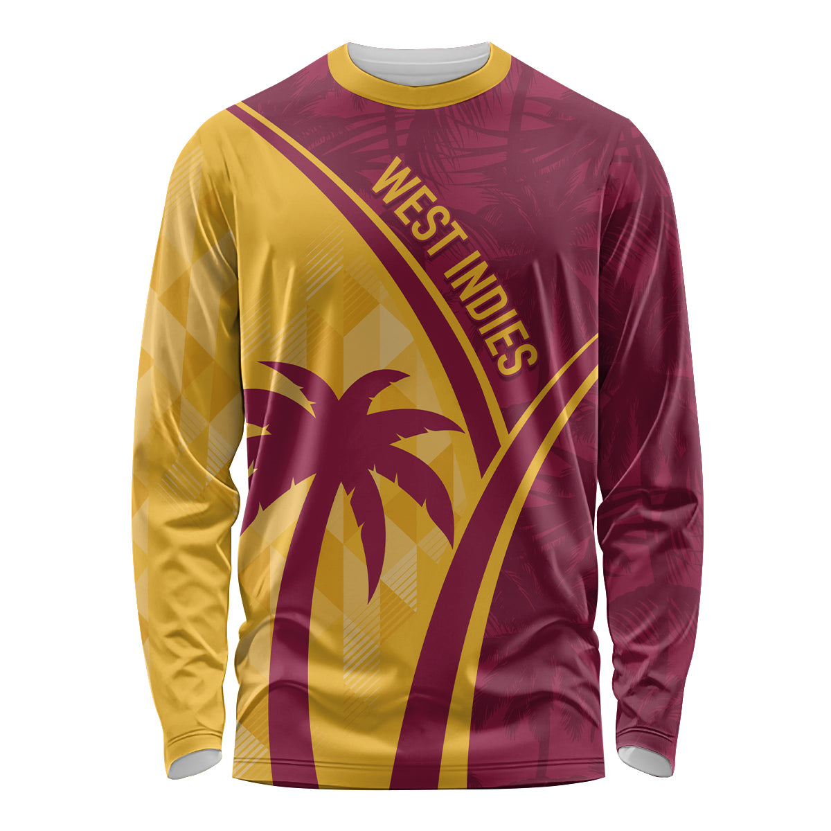 West Indies Cricket World Cup 2024 Long Sleeve Shirt Tropical Style - Wonder Print Shop