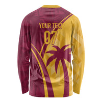 West Indies Cricket World Cup 2024 Long Sleeve Shirt Tropical Style - Wonder Print Shop