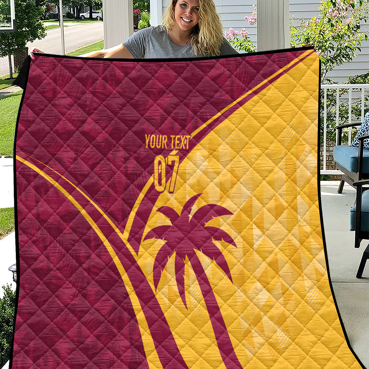 West Indies Cricket World Cup 2024 Quilt Tropical Style