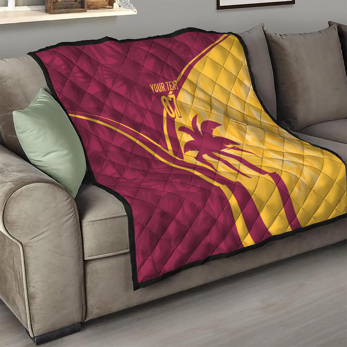 West Indies Cricket World Cup 2024 Quilt Tropical Style - Wonder Print Shop