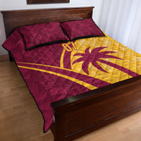 West Indies Cricket World Cup 2024 Quilt Bed Set Tropical Style - Wonder Print Shop