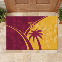 West Indies Cricket World Cup 2024 Rubber Doormat Tropical Style - Wonder Print Shop
