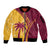 West Indies Cricket World Cup 2024 Sleeve Zip Bomber Jacket Tropical Style - Wonder Print Shop