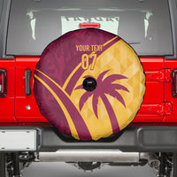 West Indies Cricket World Cup 2024 Spare Tire Cover Tropical Style - Wonder Print Shop