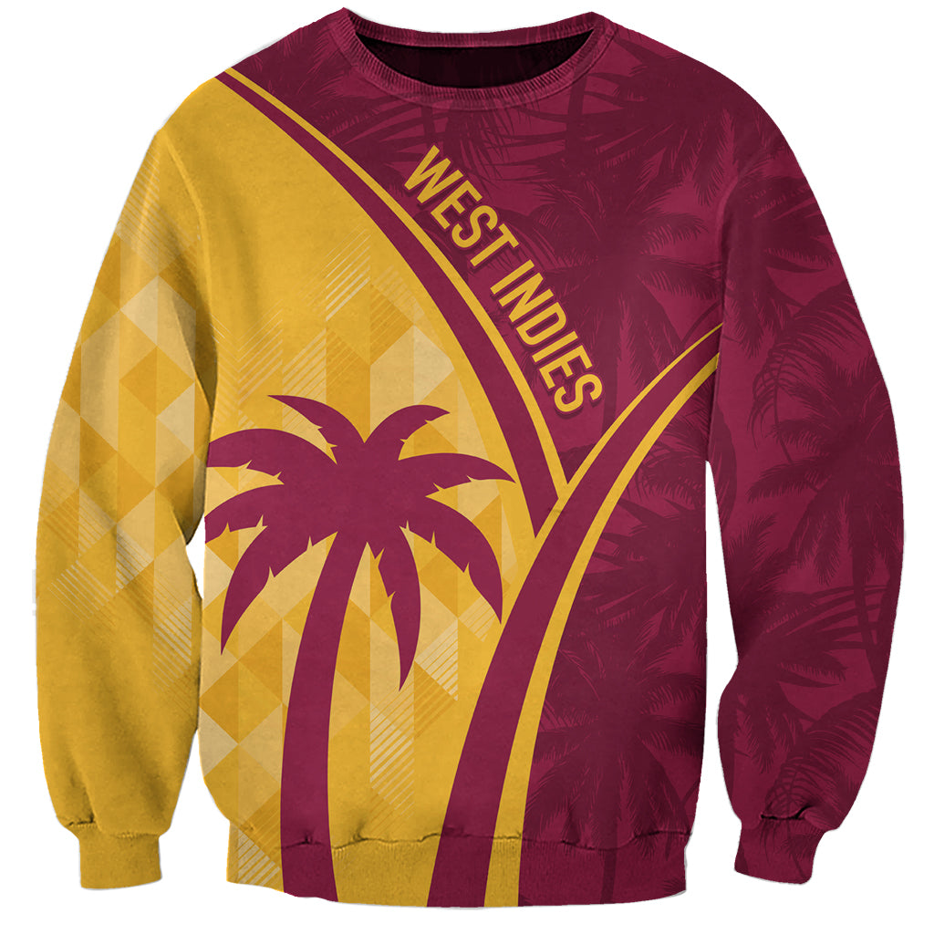 West Indies Cricket World Cup 2024 Sweatshirt Tropical Style - Wonder Print Shop