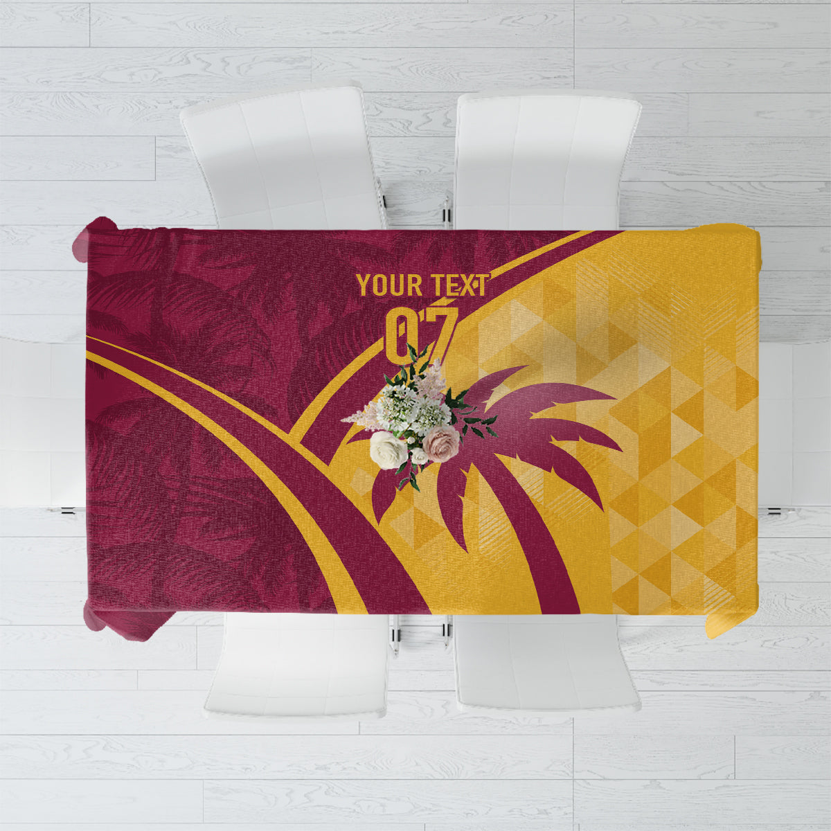 West Indies Cricket World Cup 2024 Tablecloth Tropical Style - Wonder Print Shop