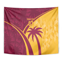 West Indies Cricket World Cup 2024 Tapestry Tropical Style - Wonder Print Shop