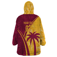 West Indies Cricket World Cup 2024 Wearable Blanket Hoodie Tropical Style - Wonder Print Shop