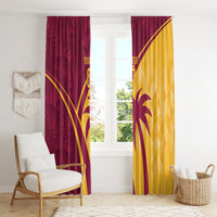 West Indies Cricket World Cup 2024 Window Curtain Tropical Style - Wonder Print Shop